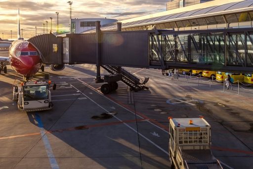 delayed aircraft waiting at gate